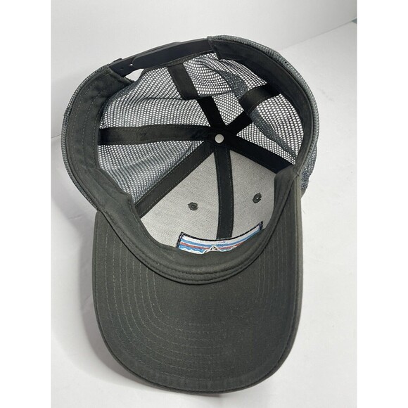 Patagonia Gray Trucker Hat  Cap Snapback Logo Outdoor - Picture 4 of 7